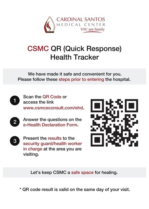 cardinal santos lab results online|CSMC E.